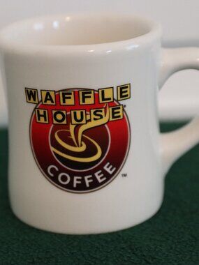Tuxton Waffle House 8 oz Heavy Rounded Diner Style Ceramic Coffee Mug